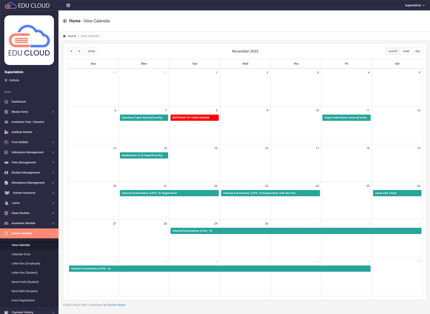 Admin-Features-Calendar